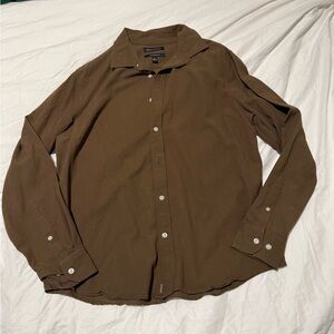 Banana Republic Brown Casual Button Down Shirt